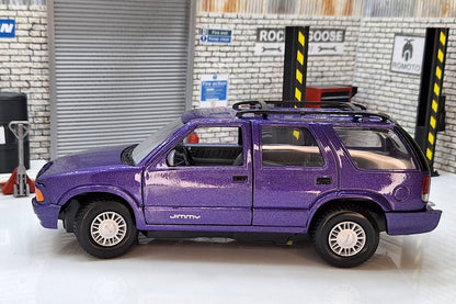 GMC Jimmy 1994 1:24 Scale Car Model Purple Metallic