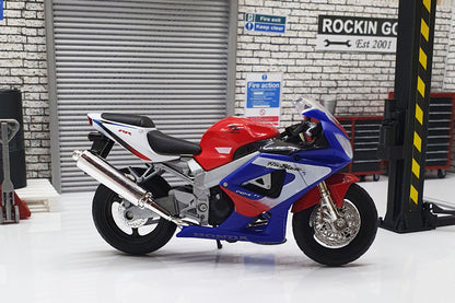 Honda CBR900RR Fireblade - Red/Blue 1:18 Scale Motorcycle