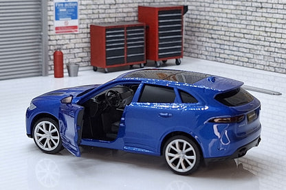 Jaguar F-Pace Blue -  1:36 Scale Car Model