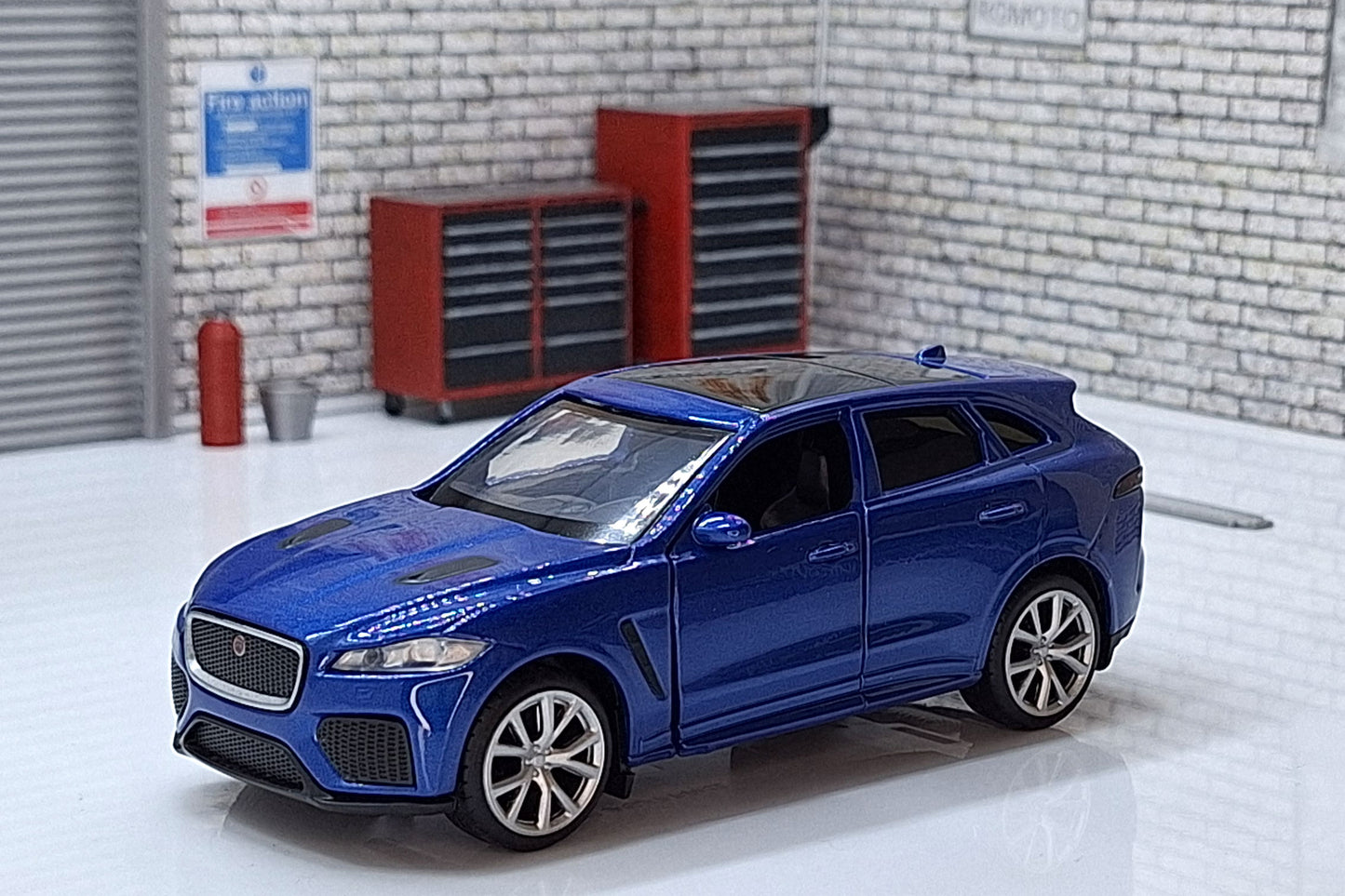 Jaguar F-Pace Blue -  1:36 Scale Car Model