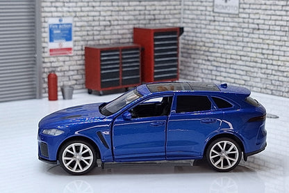 Jaguar F-Pace Blue -  1:36 Scale Car Model