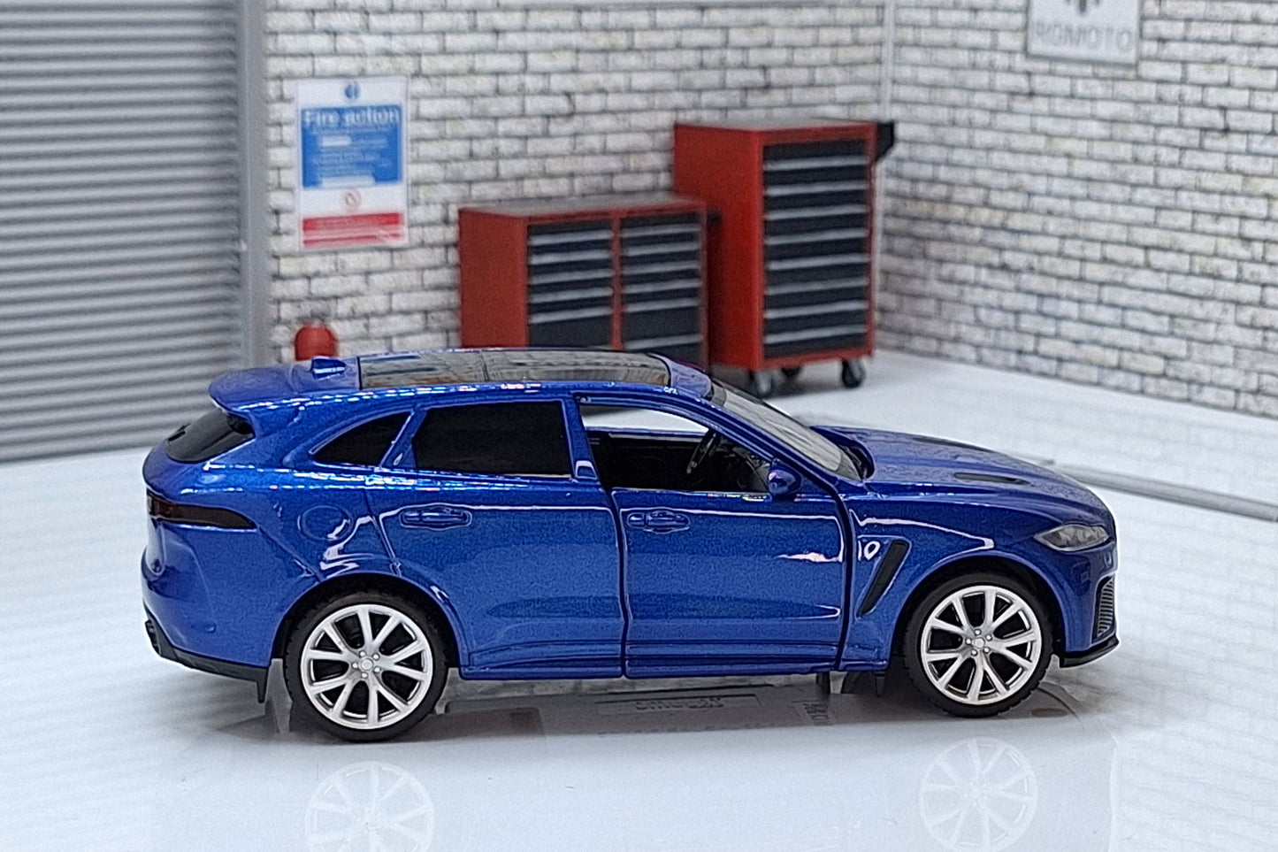 Jaguar F-Pace Blue -  1:36 Scale Car Model