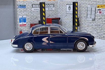 Jaguar MK II Dark Blue 1960 1:24 Scale Car by Whitebox