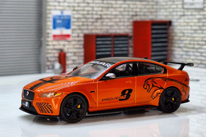 Jaguar XE SV Project 8 2017 Cased 1:43 Scale Supercar