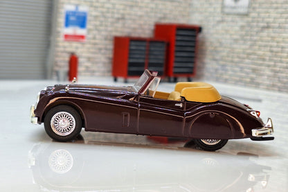 Jaguar XK140 - Maroon 1:43 Scale