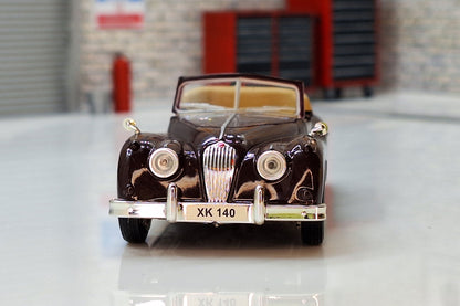 Jaguar XK140 - Maroon 1:43 Scale