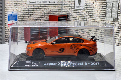 Jaguar XE SV Project 8 2017 Cased 1:43 Scale Supercar