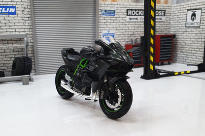 Kawasaki Ninja H2 R Black1:12 Scale