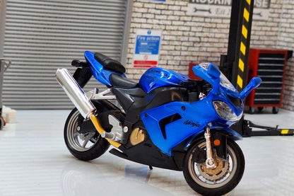 Kawasaki Ninja ZX-10R 1:18 Scale Blue