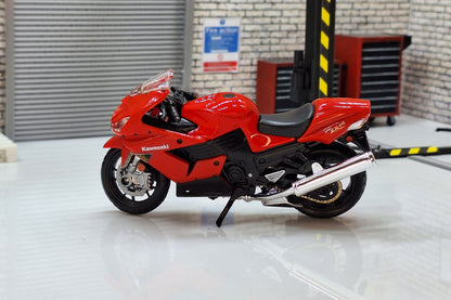 Kawasaki Ninja ZX-14R Red 1:18 Scale