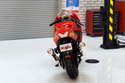 Kawasaki Ninja ZX-14R Red 1:18 Scale