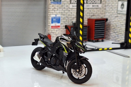 Kawasaki Z1000R Black 1:18 Scale