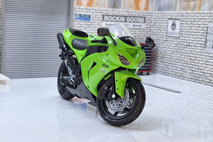 KAWASAKI Ninja ZX-10R Green Newray 1:12 Scale