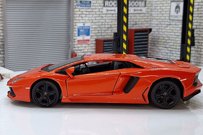 Lamborghini Aventador LP700-4 Deep Orange 1:24 Scale