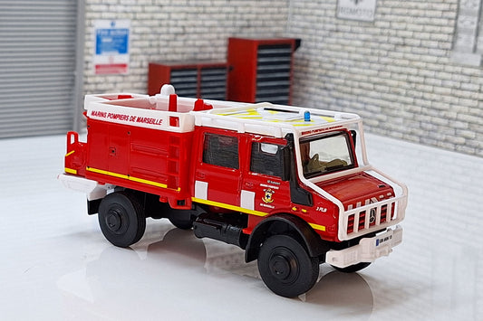 Mercedes UNIMOG U5000 FIRE Engine  1:50 Scale Model