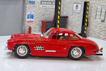 Mercedes 300 SL  Red 1:24 Scale