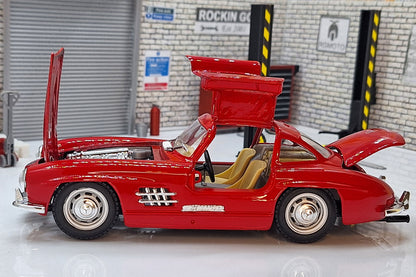 Mercedes 300 SL  Red 1:24 Scale