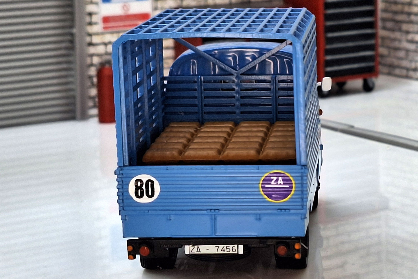 Mercedes Benz L319 1963 'Pienso' Blue Truck Lorry 1:43 Scale Model