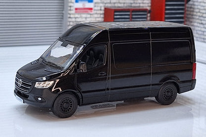 Mercedes Sprinter Van Black 1:50 Scale