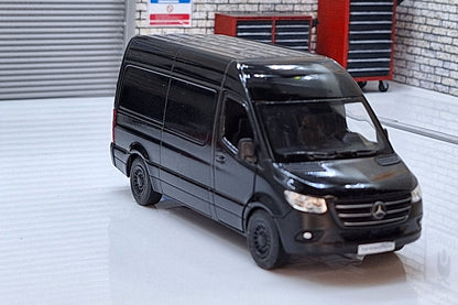 Mercedes Sprinter Van Black 1:50 Scale