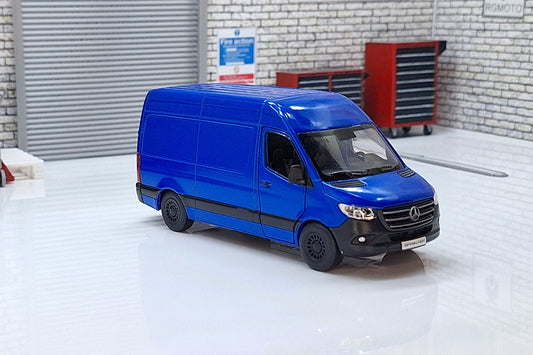 Mercedes Sprinter Van Blue 1:50 Scale