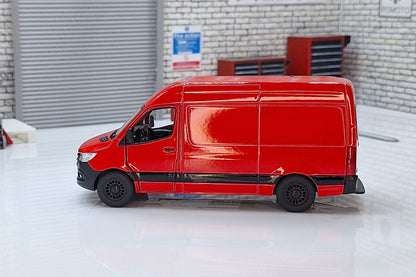 Mercedes Sprinter Van Red 1:50 Scale