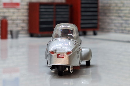 Messerschmitt KR200 Bubble Car Silver 1:43 Scale