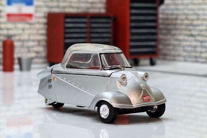 Messerschmitt KR200 Bubble Car Silver 1:43 Scale