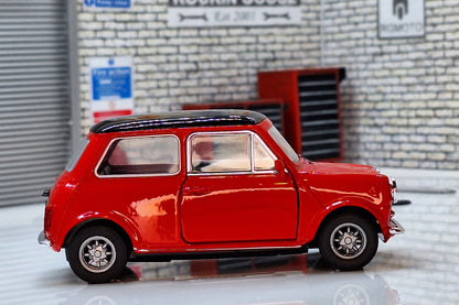 Mini Cooper 1300 - Red 1:34 Scale Car Model by Welly