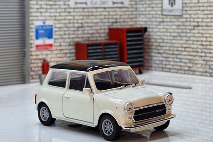 Mini Cooper 1300 - White 1:34 Scale Car Model