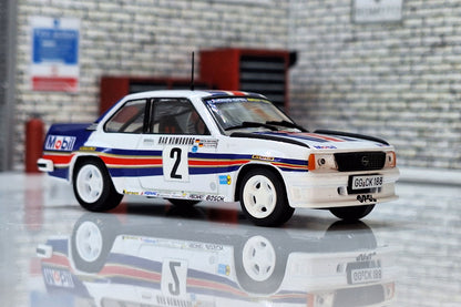 1:43 Scale Model Opel Ascona 400 - Rohrl #2   -  IXO Rally Car