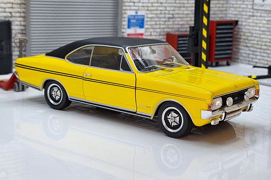 Opel Commodore A GS/E Coupe   -1970- Yellow 1:24  Scale