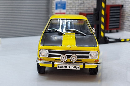 Opel Kadett B Rallye - 1970 - Yellow 1:24  Scale