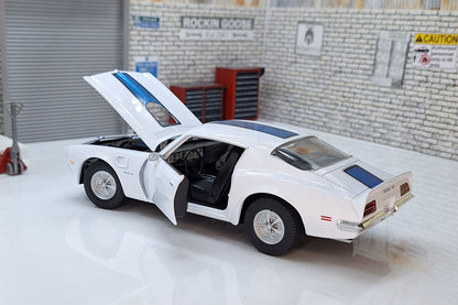 Pontiac Firebird Trans Am 1970 - White 1:24 Scale Car