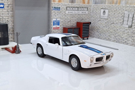 Pontiac Firebird Trans Am 1970 - White 1:24 Scale Car