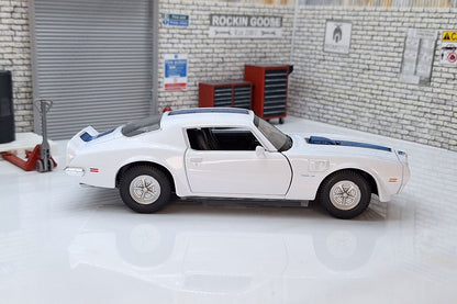 Pontiac Firebird Trans Am 1970 - White 1:24 Scale Car