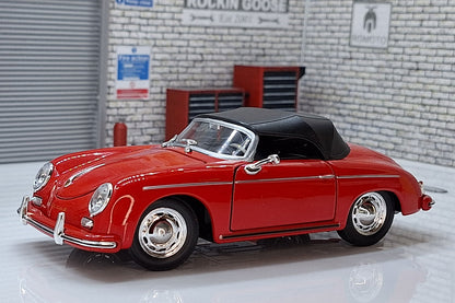 Porsche 356 A Speedster Red 1:24 Scale Car Model