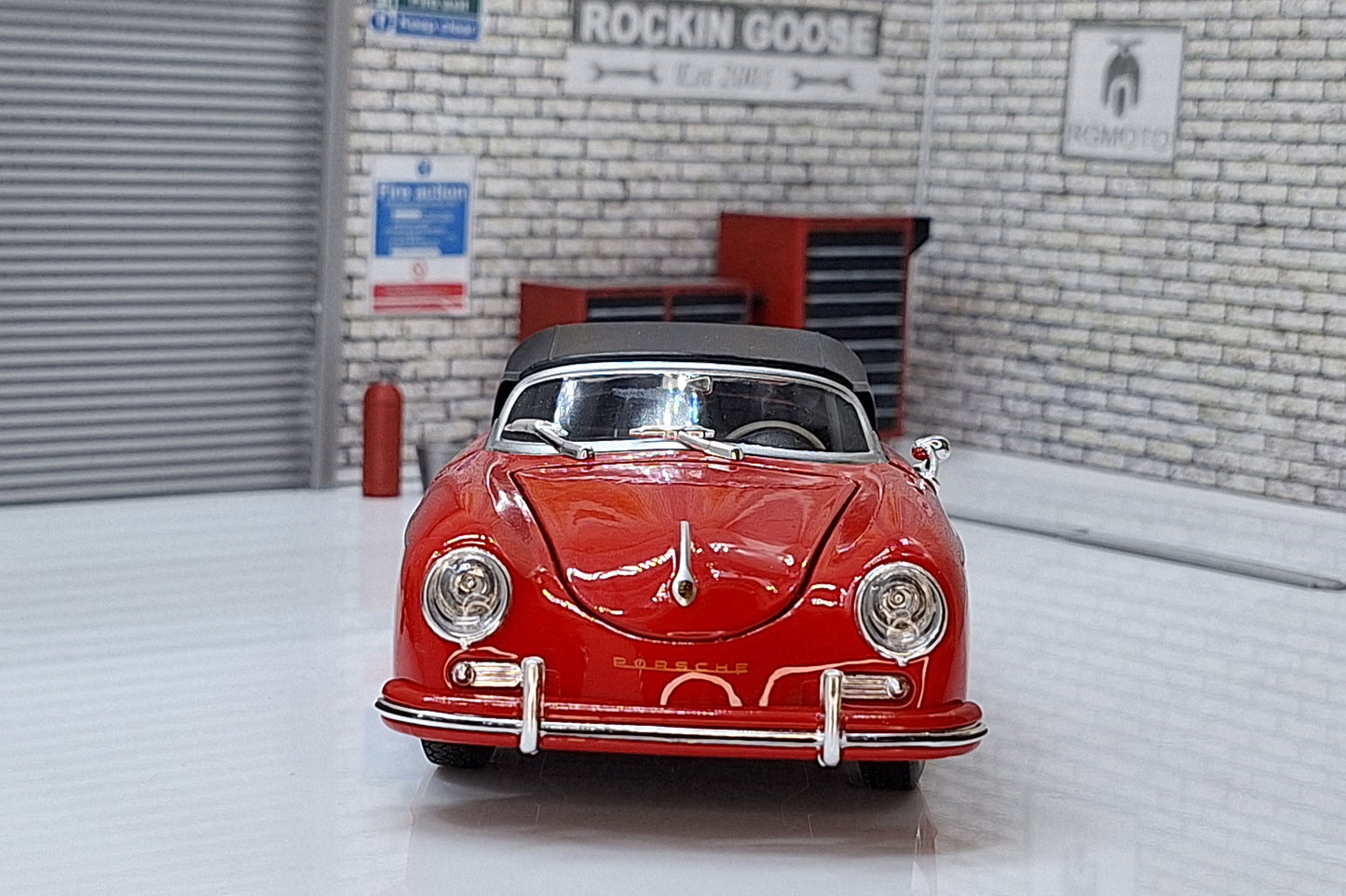 Porsche 356 A Speedster Red 1:24 Scale Car Model