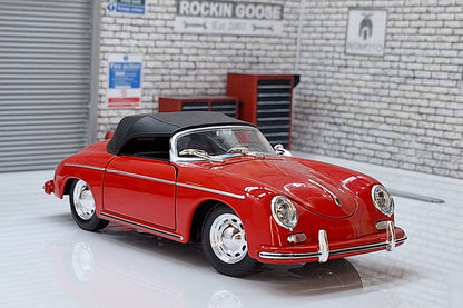 Porsche 356 A Speedster Red 1:24 Scale Car Model