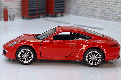 Porsche 911(997) Carrera S Coupe - Red 1:43 Scale Car