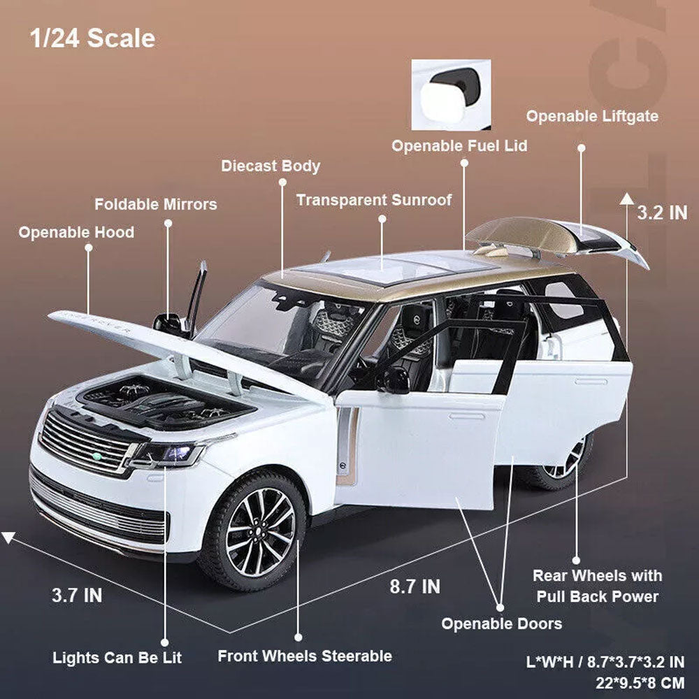 Range Rover 50th Anniversary Version Red 1:24 Scale Car Model with Sounds & Light