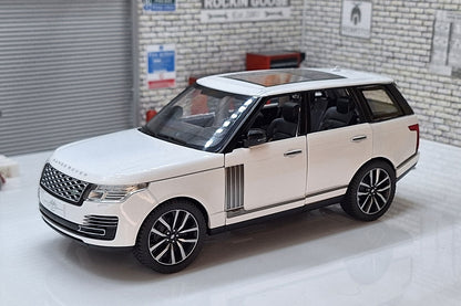 Range Rover 50th Anniversary Version White 1:24 Scale Car Model with Sounds & Light