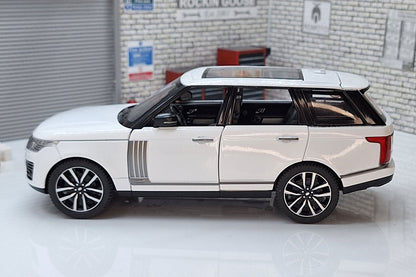 Range Rover 50th Anniversary Version White 1:24 Scale Car Model with Sounds & Light