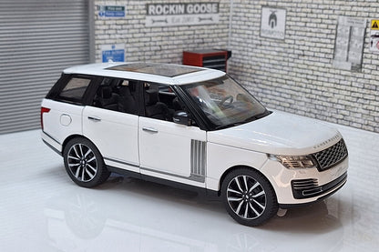 Range Rover 50th Anniversary Version White 1:24 Scale Car Model with Sounds & Light