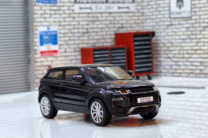 Range Rover Evoque 3 Door Black 1:43 Scale Cased