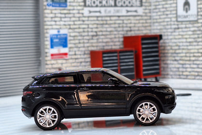 Range Rover Evoque 3 Door Black 1:43 Scale Cased