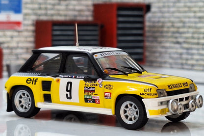 1:43 Scale Model Renault 5 Turbo - Ragnotti #9  -  IXO Rally Car