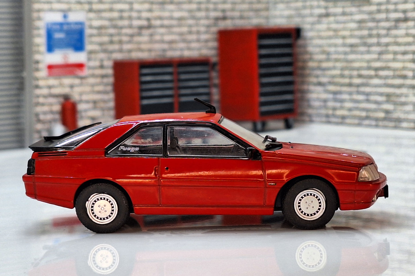 Renault Fuego Gta Max 1991 1:43 Scale Supercar