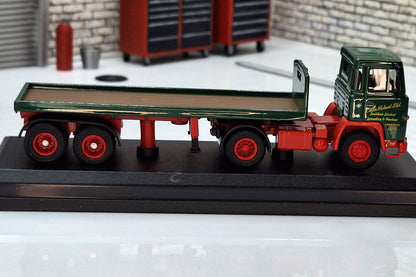 Scania 110  Flatbed Trailer Eddie Stobart Truck 1:76 Scale Model