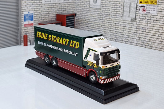 Scania 94D Box Van - F018 - Eddie Stobart Truck 1:76 Scale Model